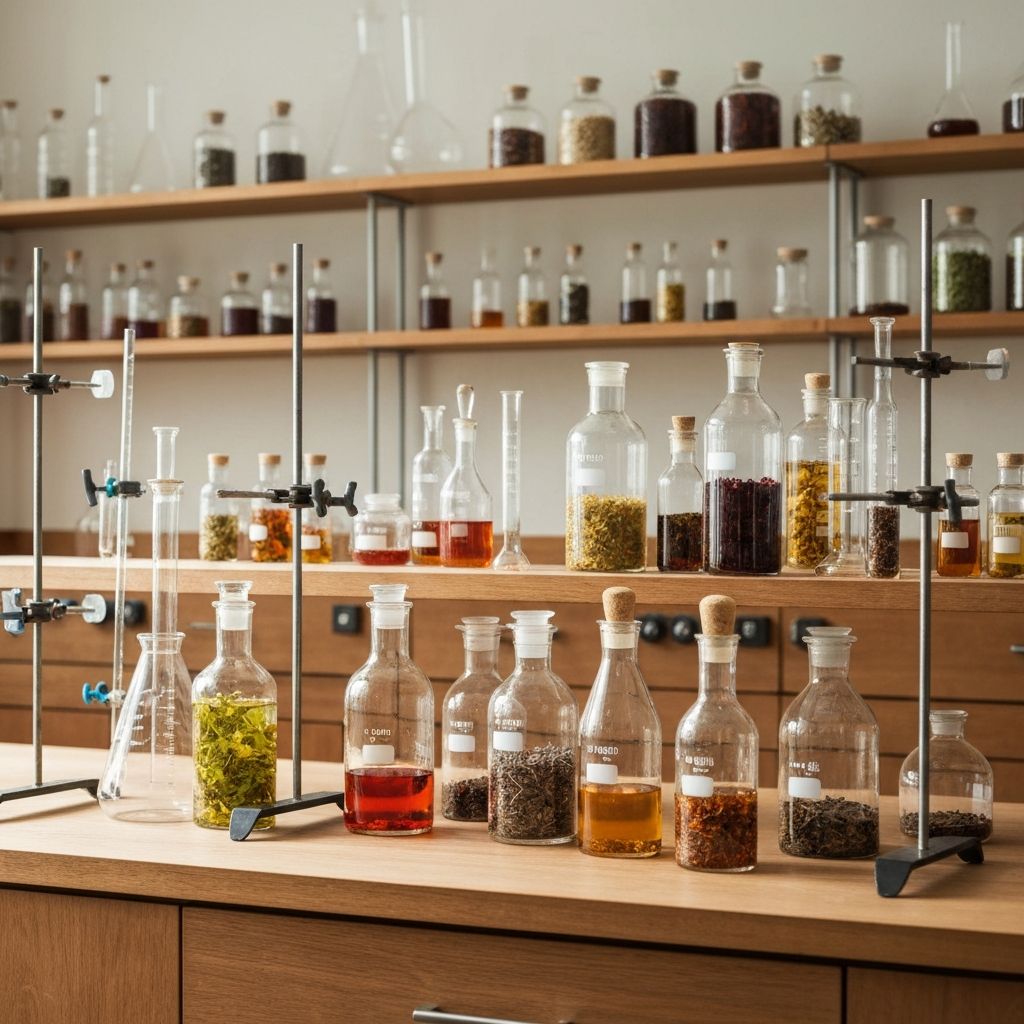 Botanical laboratory with plant extracts and natural components